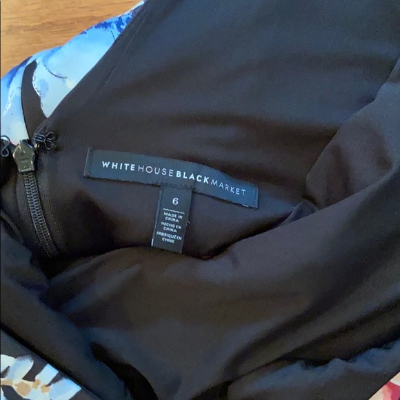 WHBM💗Pretty Black & Floral Dress - Picture 5 of 6